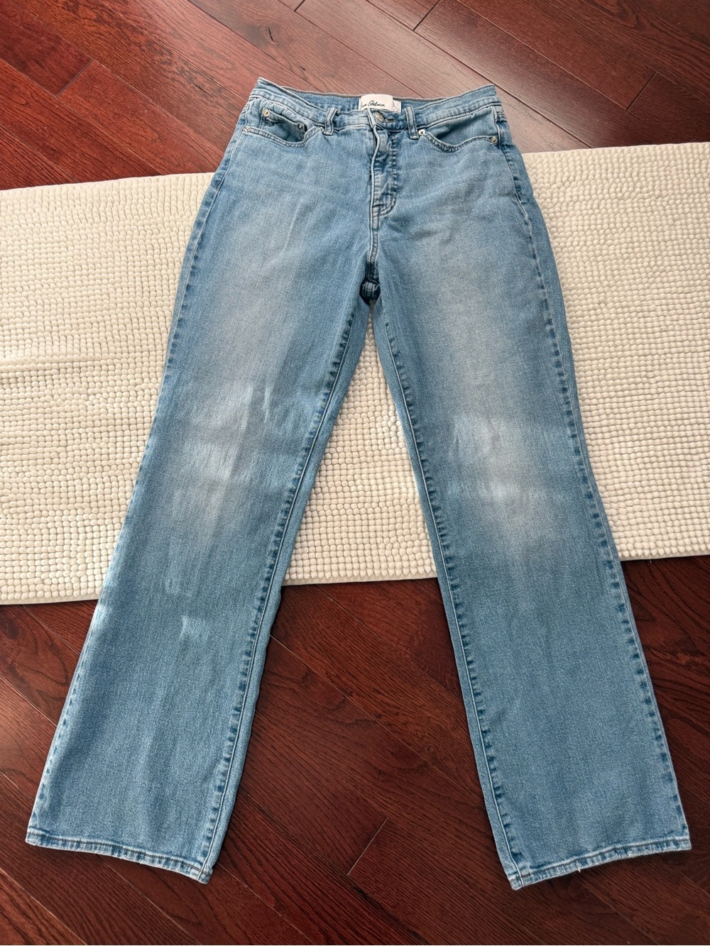 Sam Edelman Laurs High Rise Relaxed Boot Blue Denim Jeans Women’s Size 28